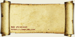 Danica Alanović vizit kartica